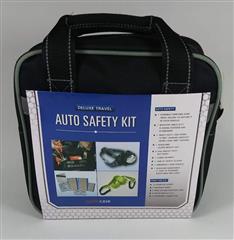 Justin Case - Deluxe Travel Auto Safety Kit Booster Cables Roadside assist